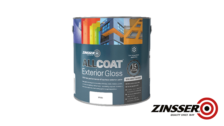 zinsser all coat exterior gloss white