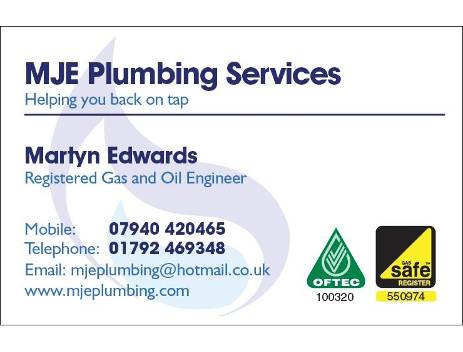 MJE Plumbing Services Verified Logo