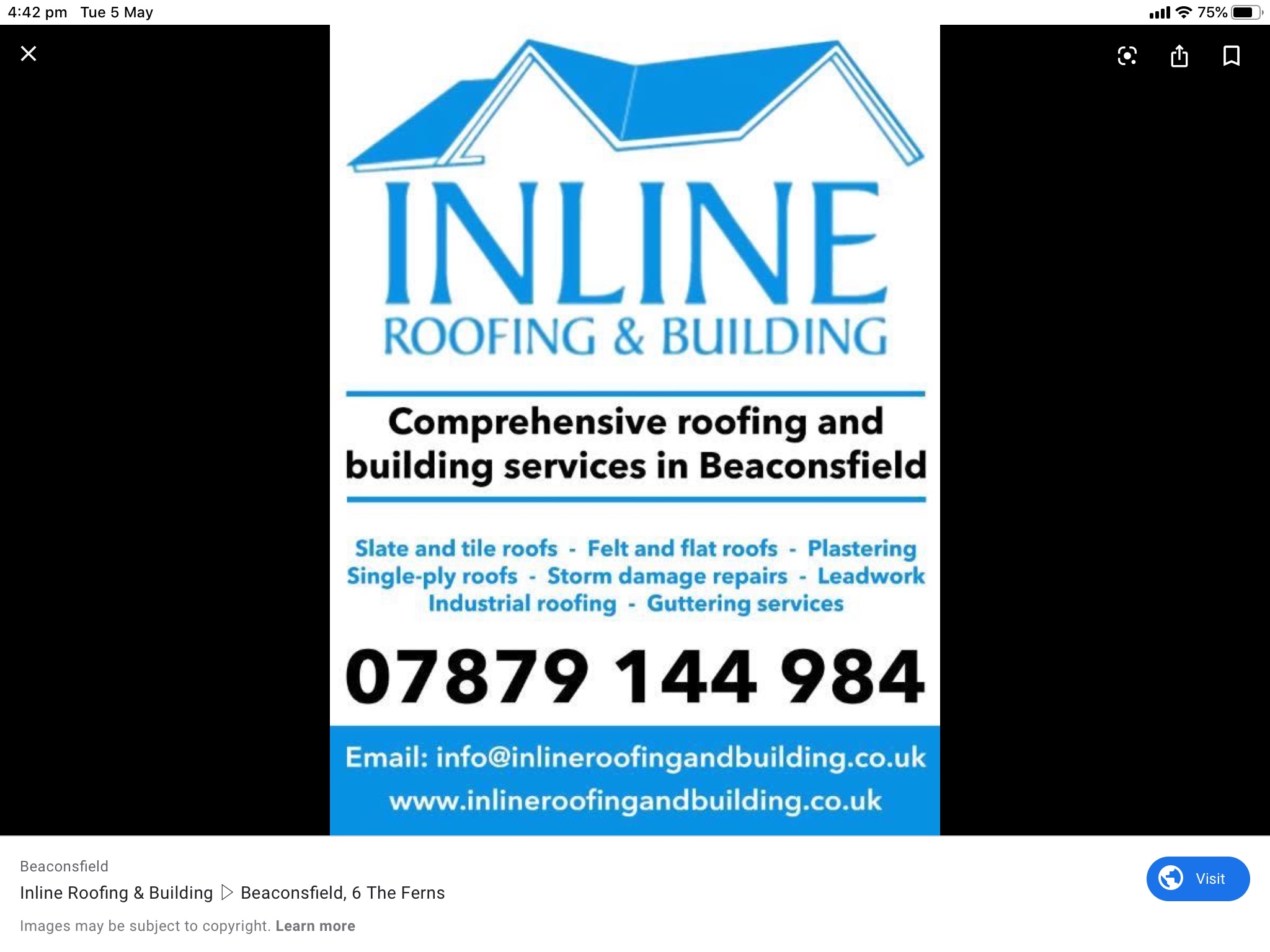 Inline Roofing and Building Verified Logo