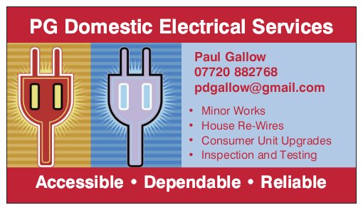 PG Domestic Electrical Services Verified Logo